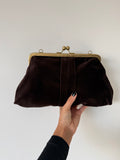 BOLSO VELUTO CHOCOLATE