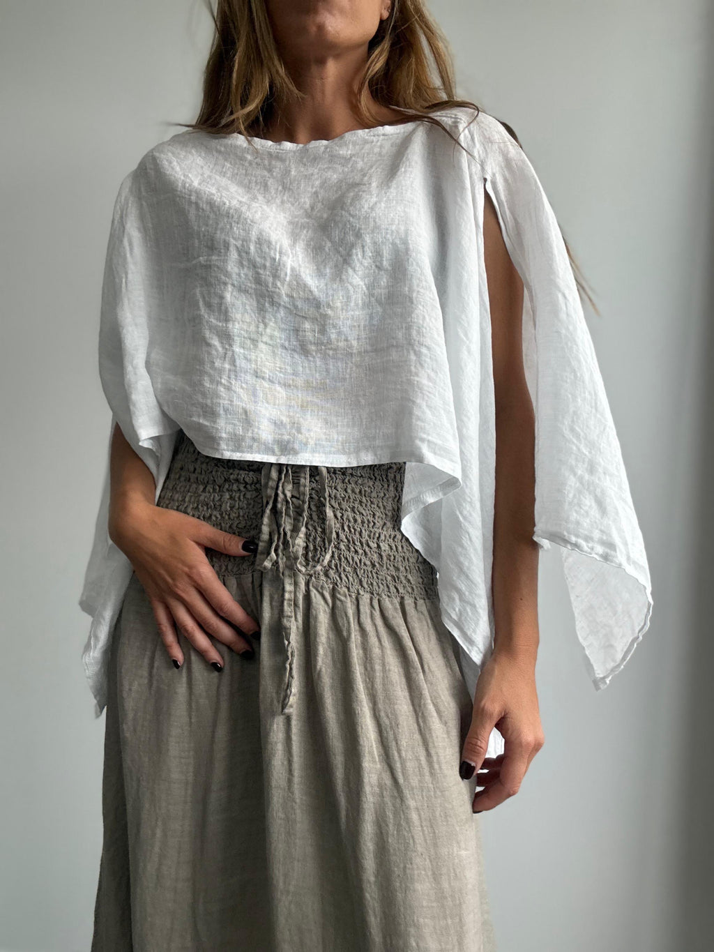 PONCHO QAMAR BLANCO