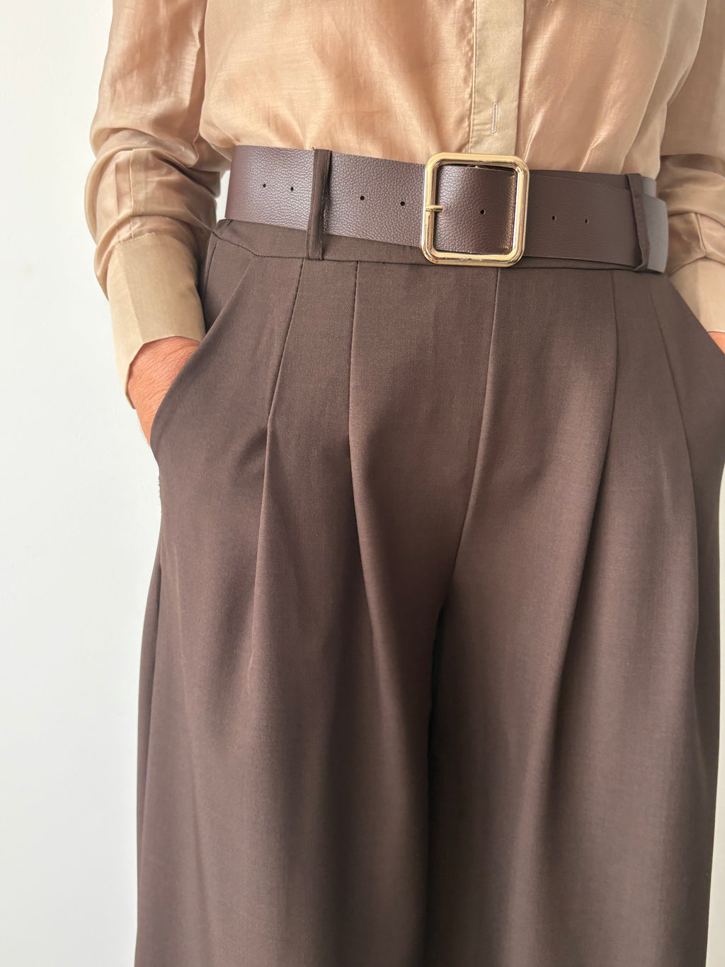 PANTALÓN FRANCESCA CHOCOLATE