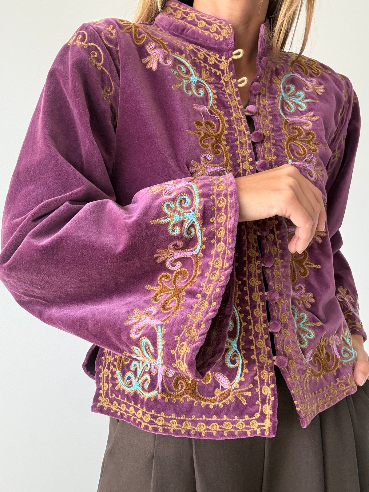 CHAQUETA ABEDE MORADO