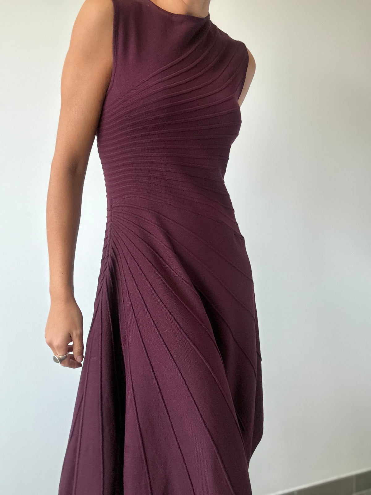 VESTIDO ALENA BURDEOS