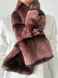 CUELLO RAYADO ROSA