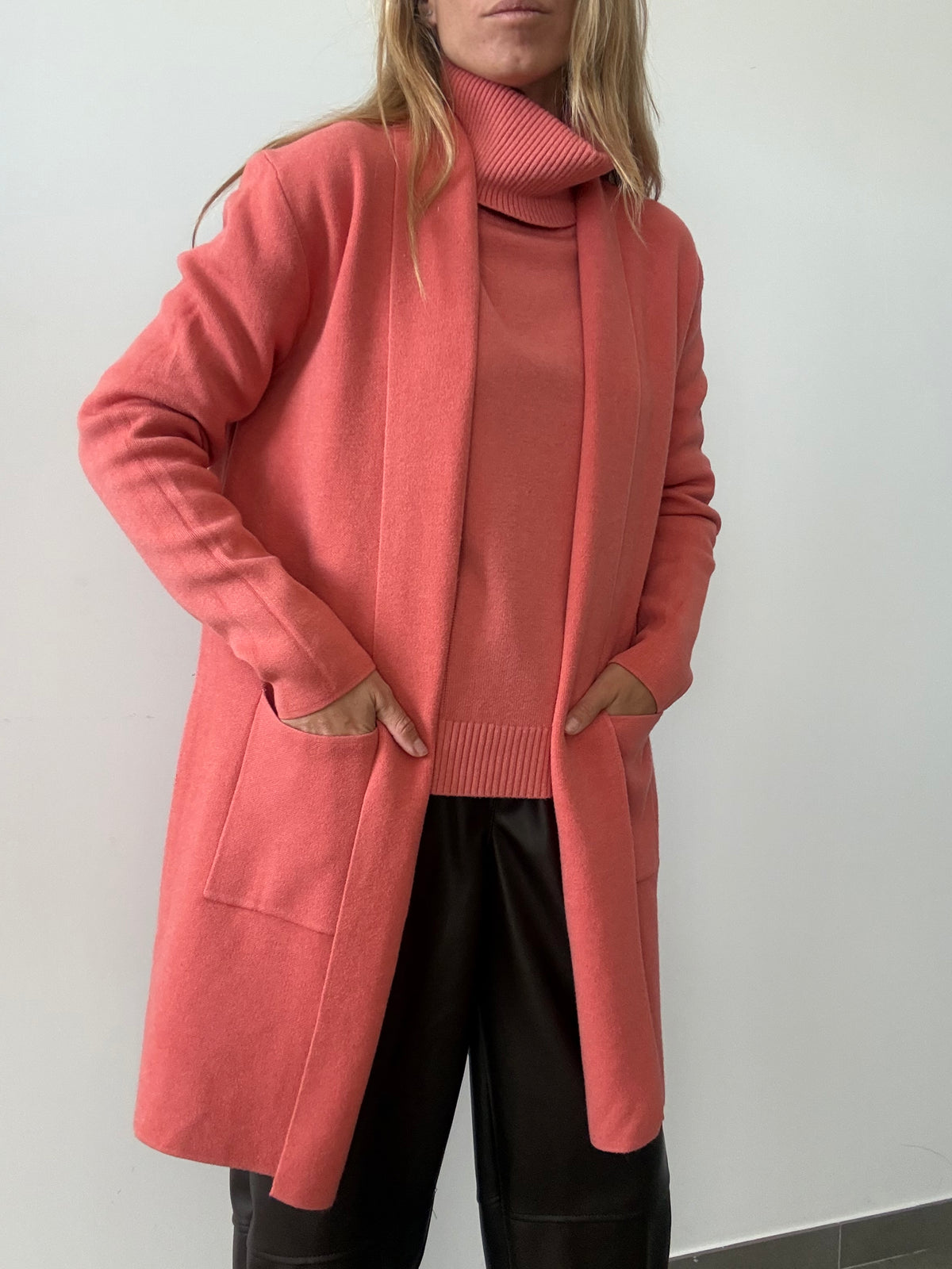 CHAQUETA HELECHO CORAL