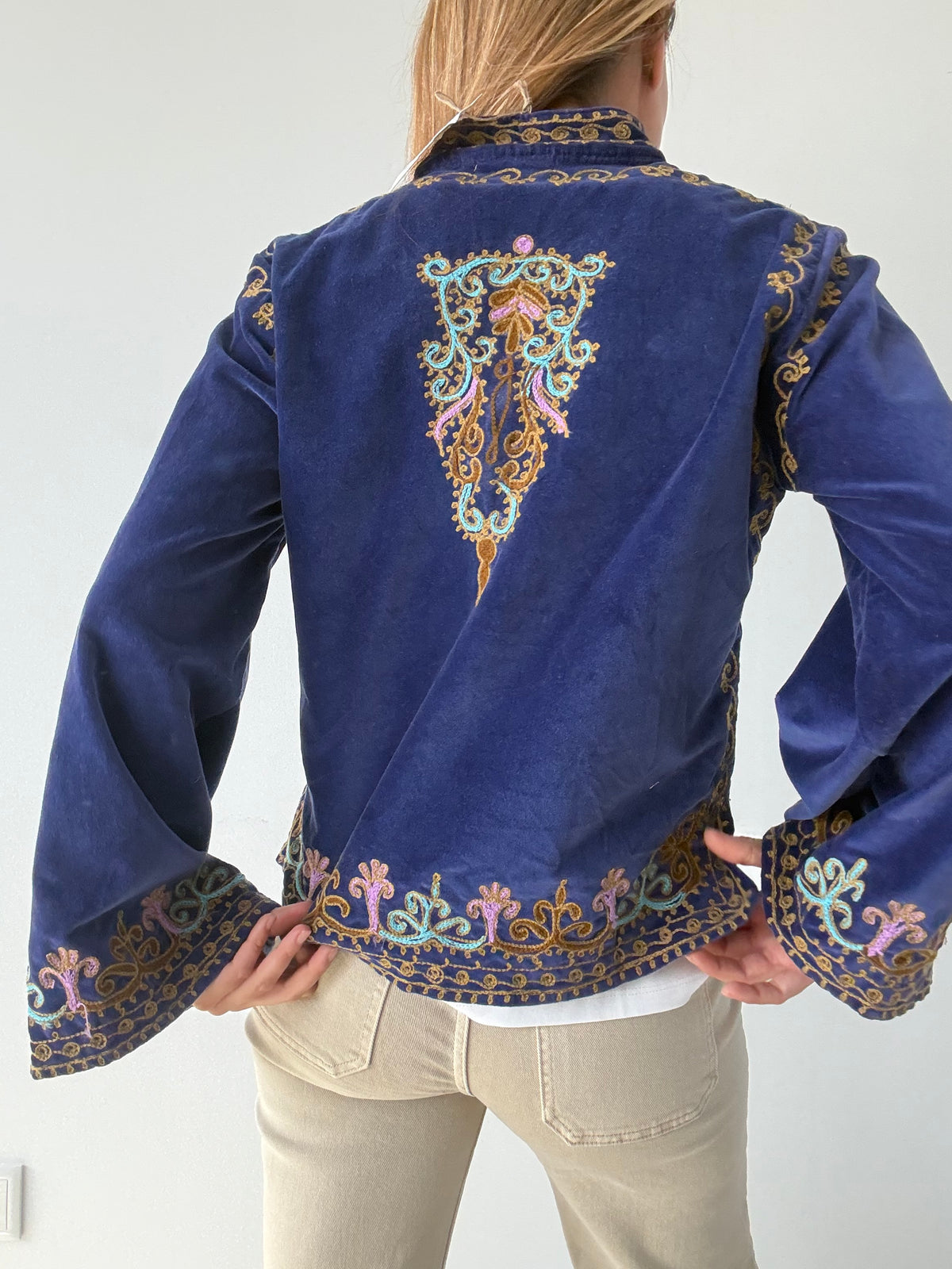 CHAQUETA ABEDE AZUL
