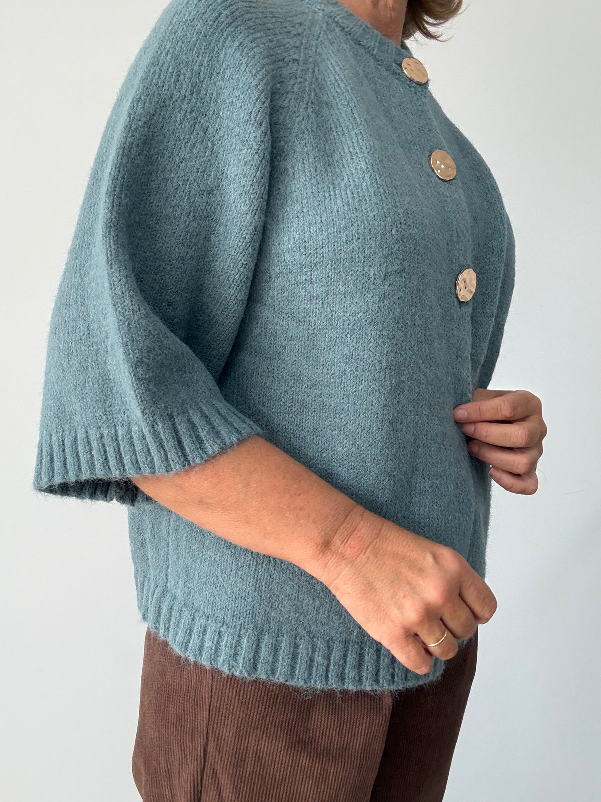 CARDIGAN GOYA CELESTE