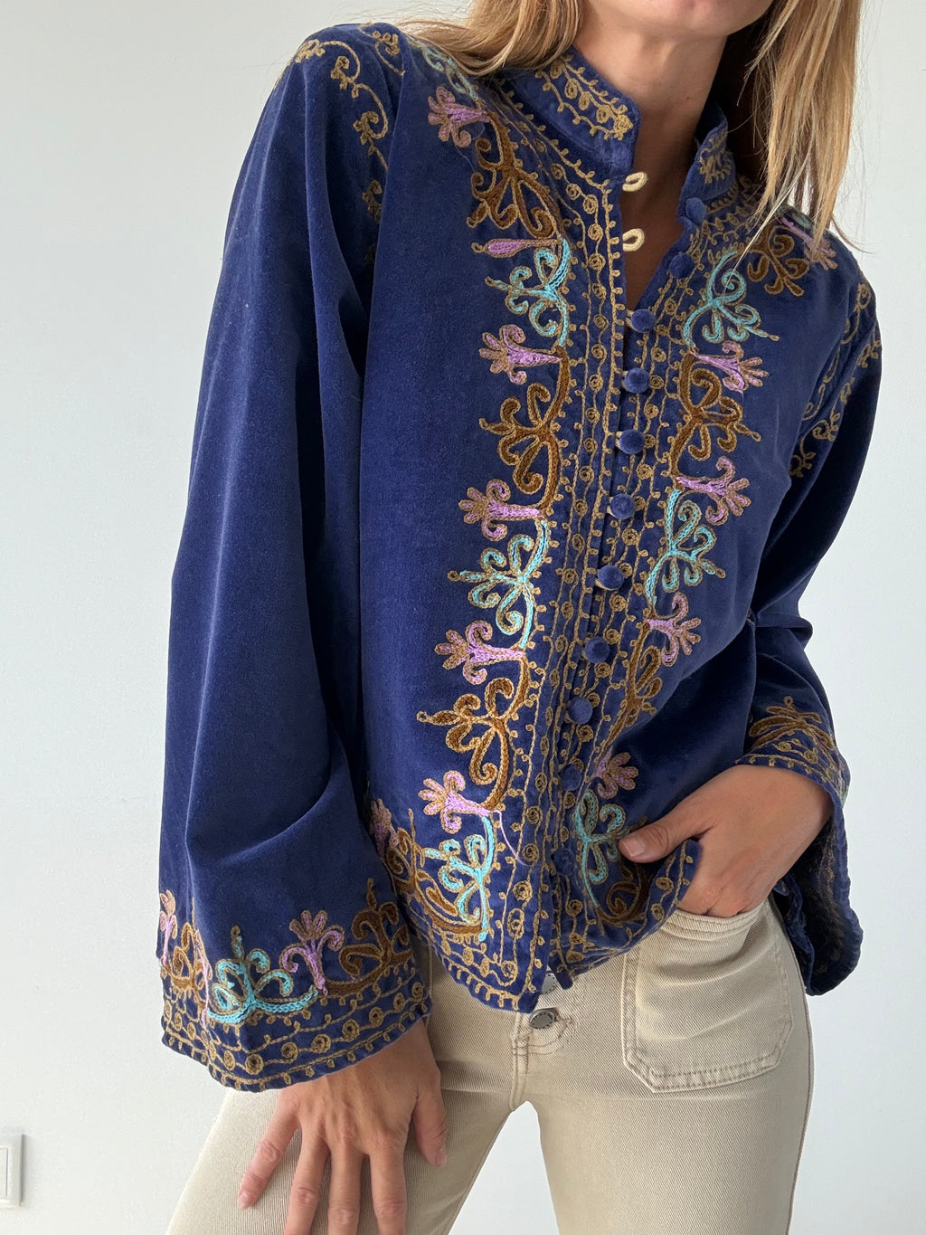 CHAQUETA ABEDE AZUL