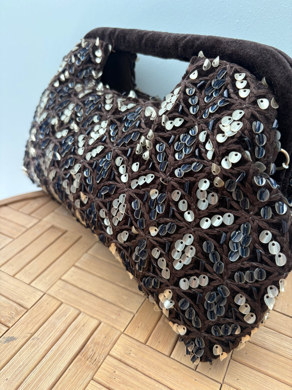 BOLSO CISNE  GRANDE MARRÓN
