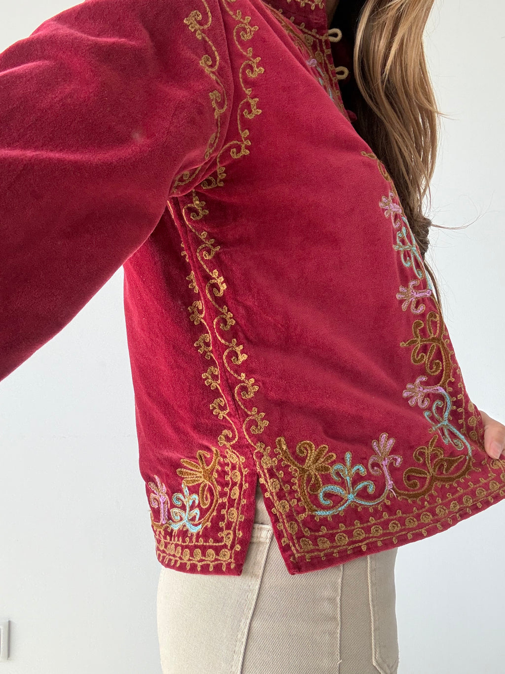 CHAQUETA ABEDE ROJO