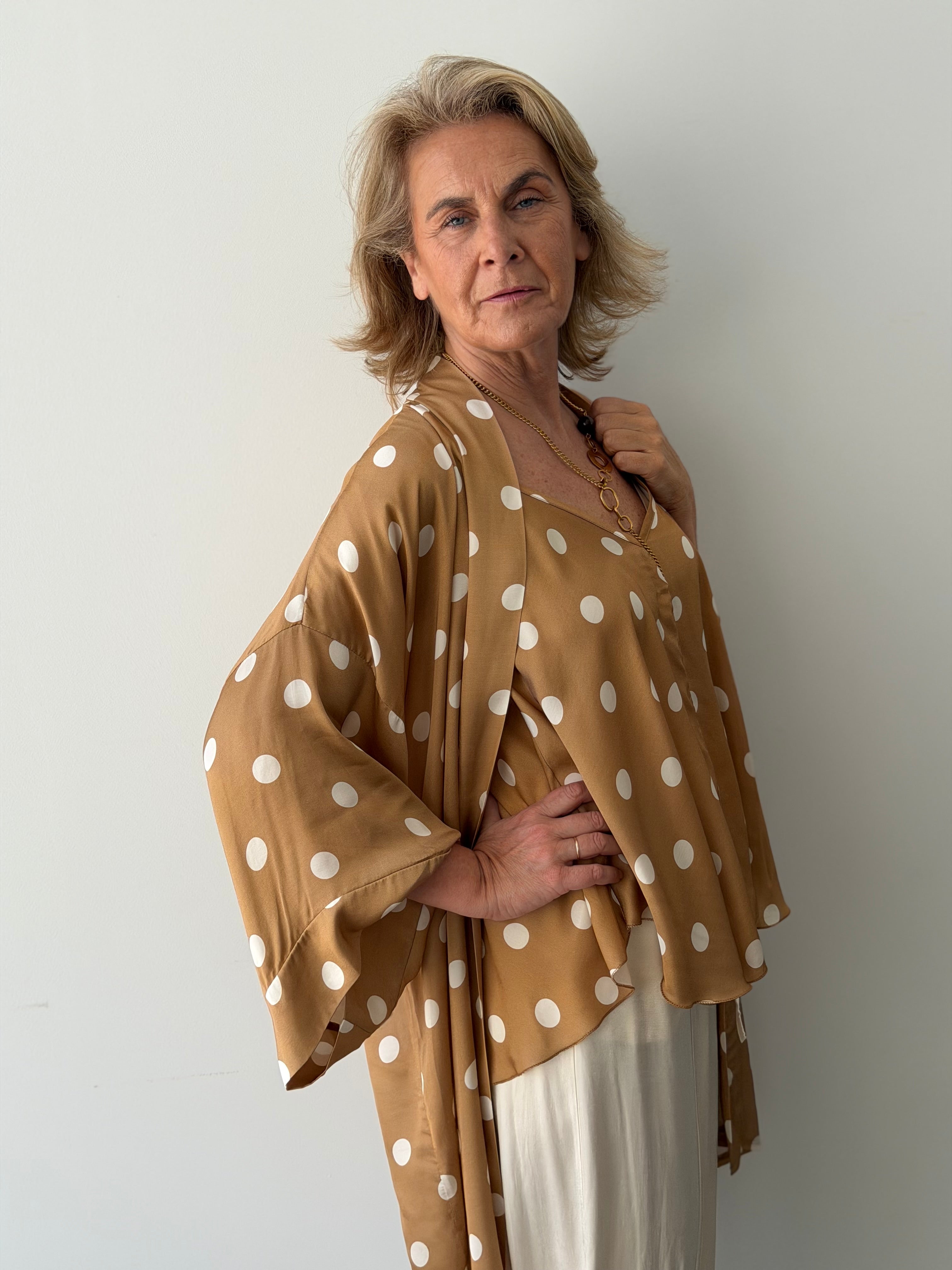 KIMONO LOLA CAMEL