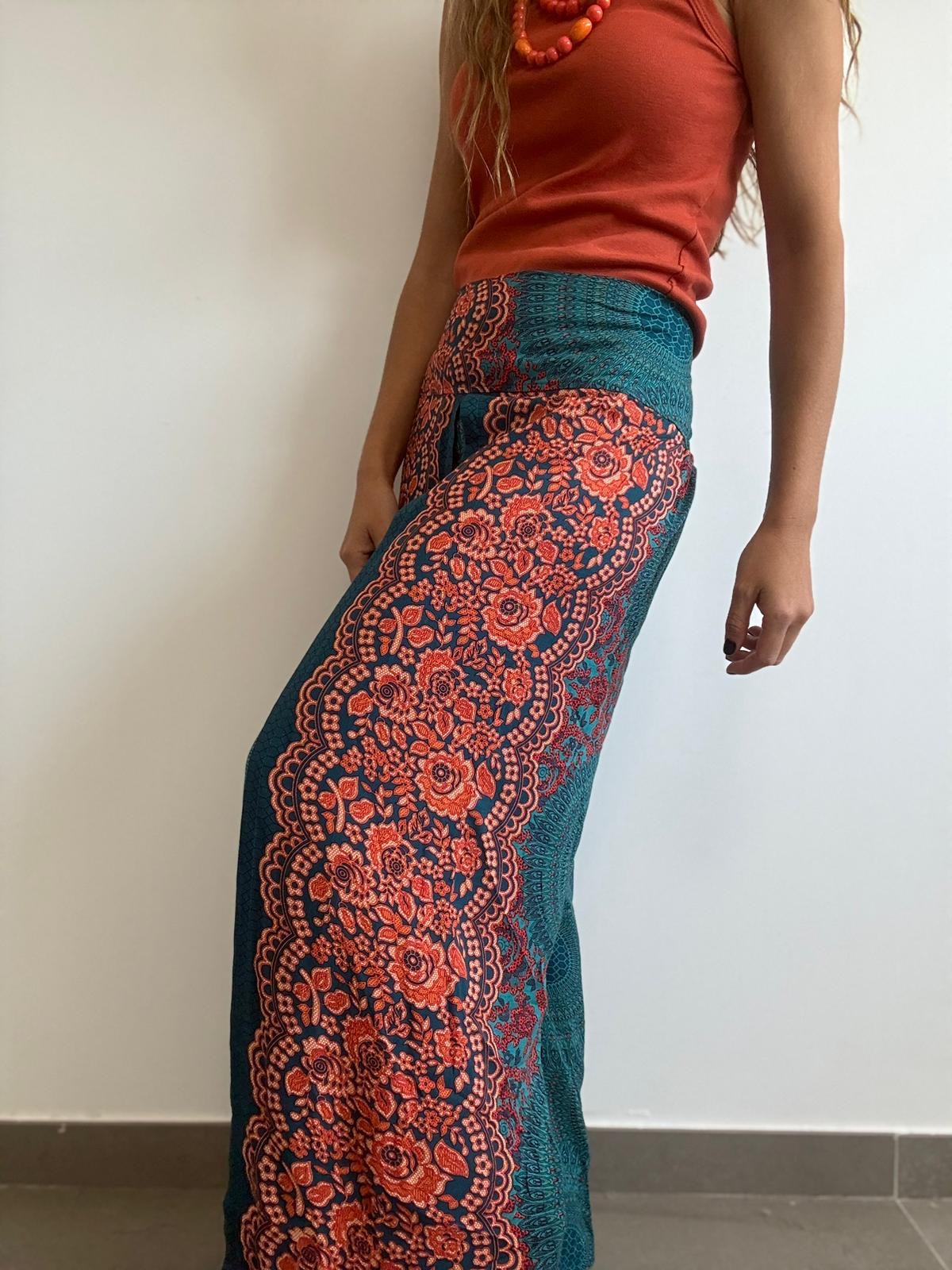 PANTALÓN DELHI PETRÓLEO