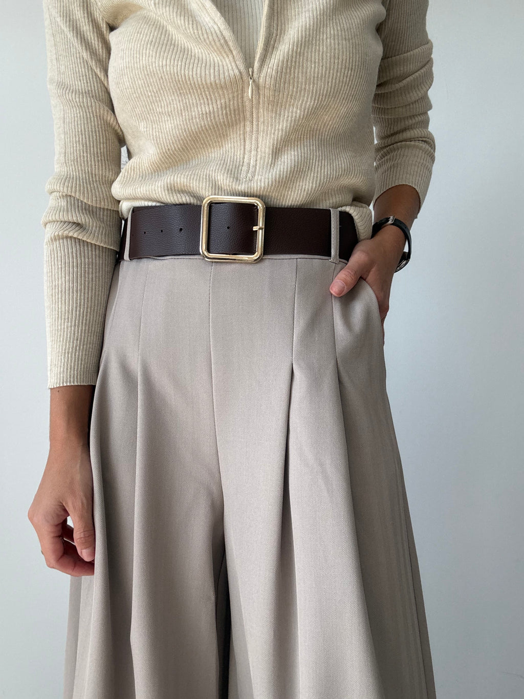 PANTALÓN ELISA TOPO
