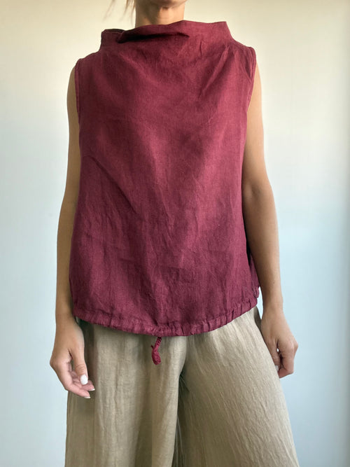 BLUSA RENIA BURDEOS