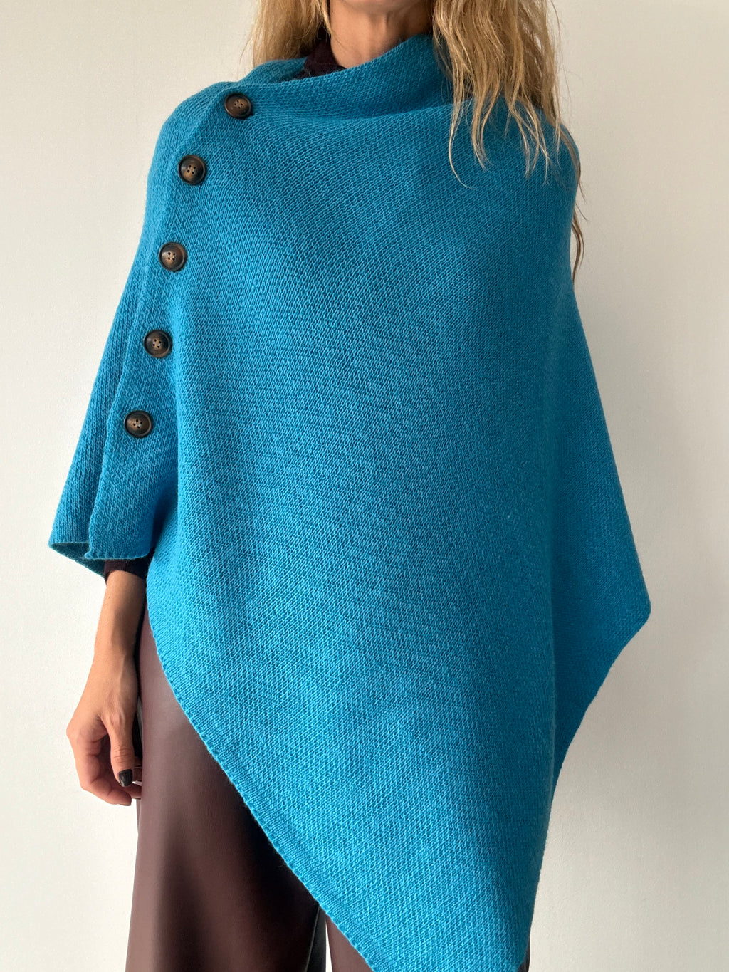 PONCHO ULA TURQUESA
