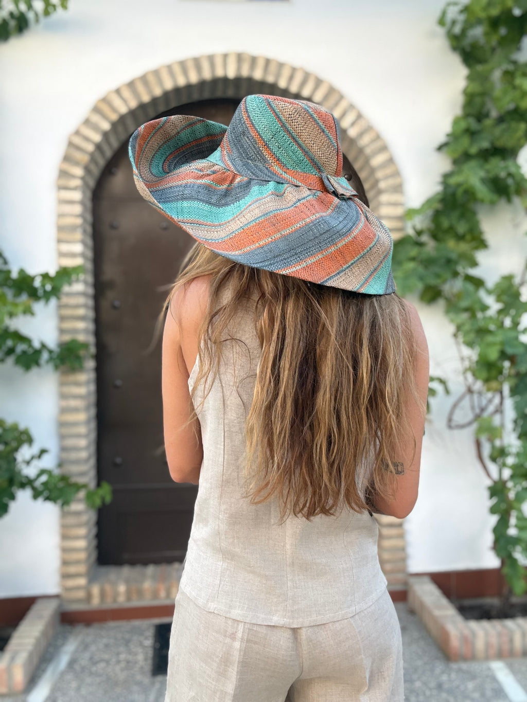SOMBRERO RAFIA COLORES 5