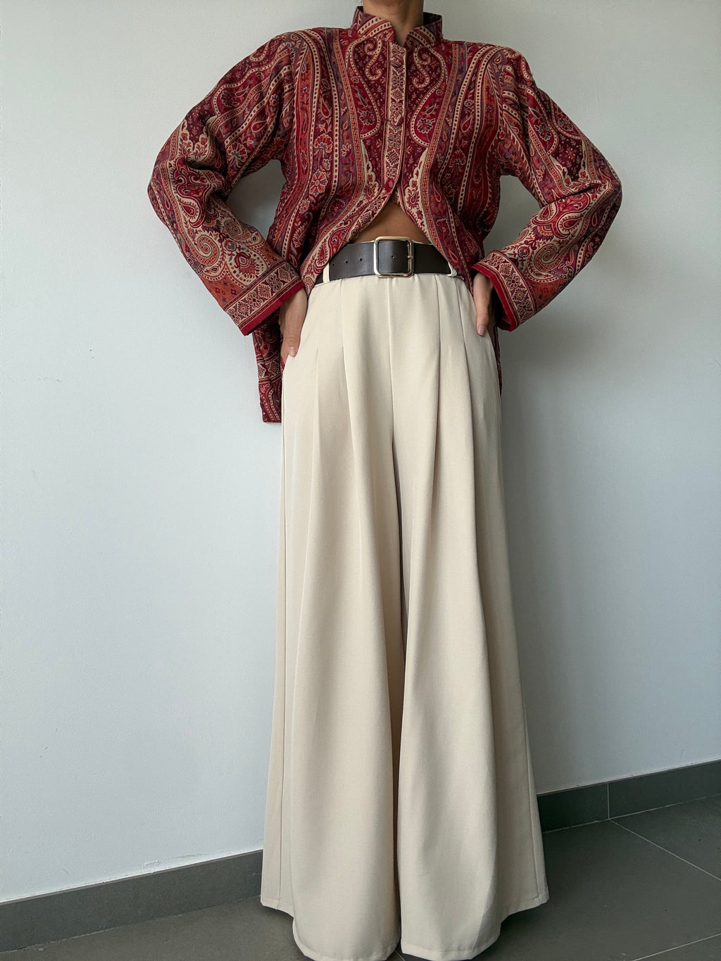 PANTALÓN FRANCESCA MARFIL