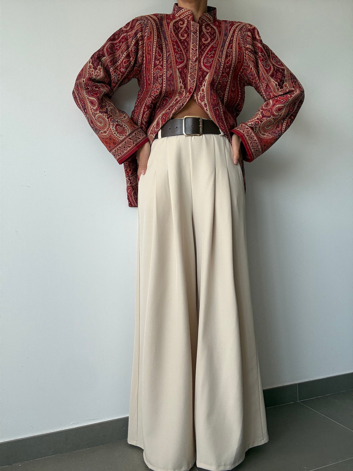 PANTALÓN FRANCESCA MARFIL