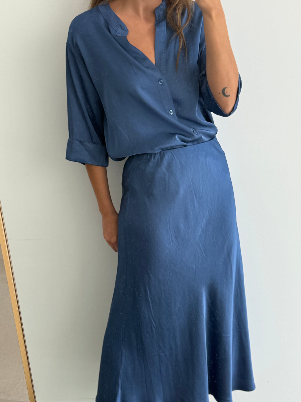 FALDA NORA AZUL