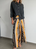 PANTALÓN RODAS NEGRO/AMARILLO