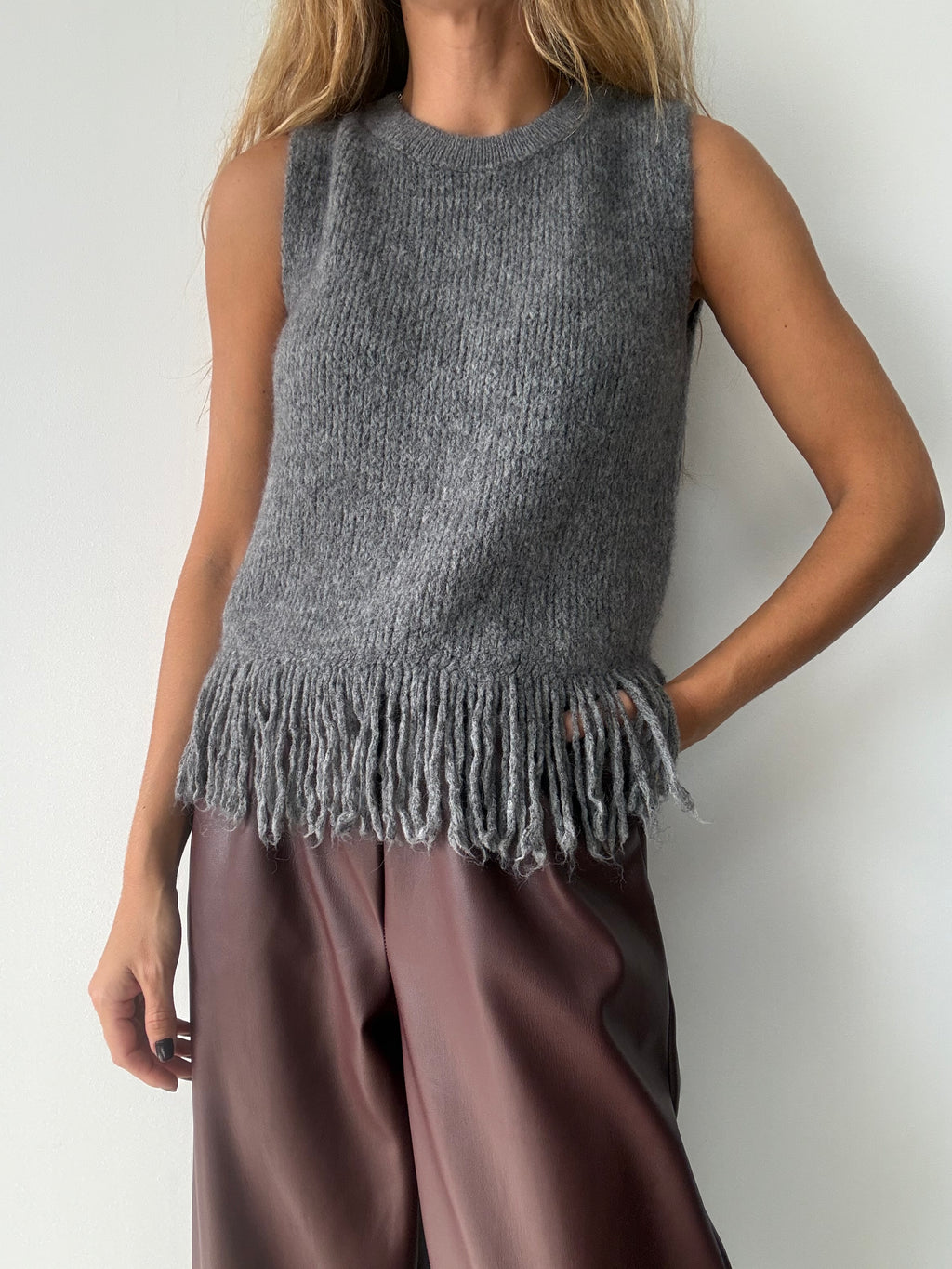 CHALECO USOA GRIS