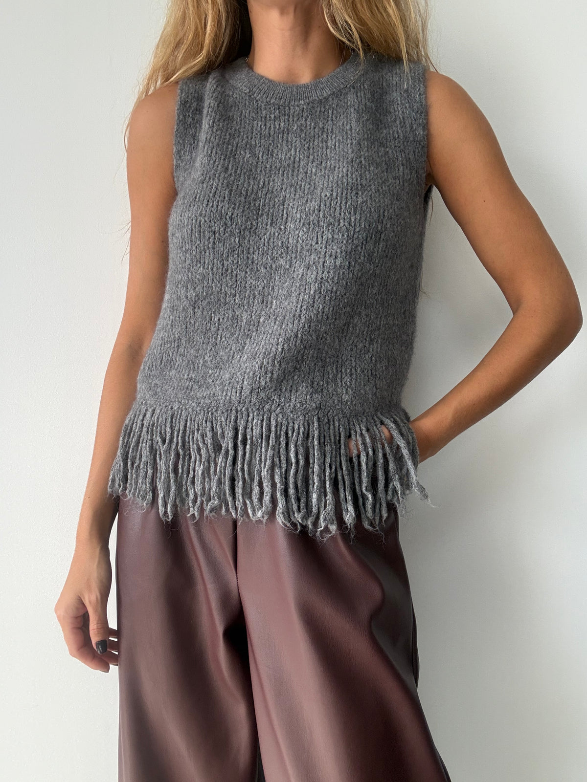 CHALECO USOA GRIS
