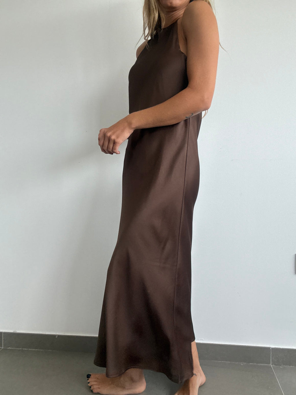 VESTIDO ANCONA CHOCOLATE