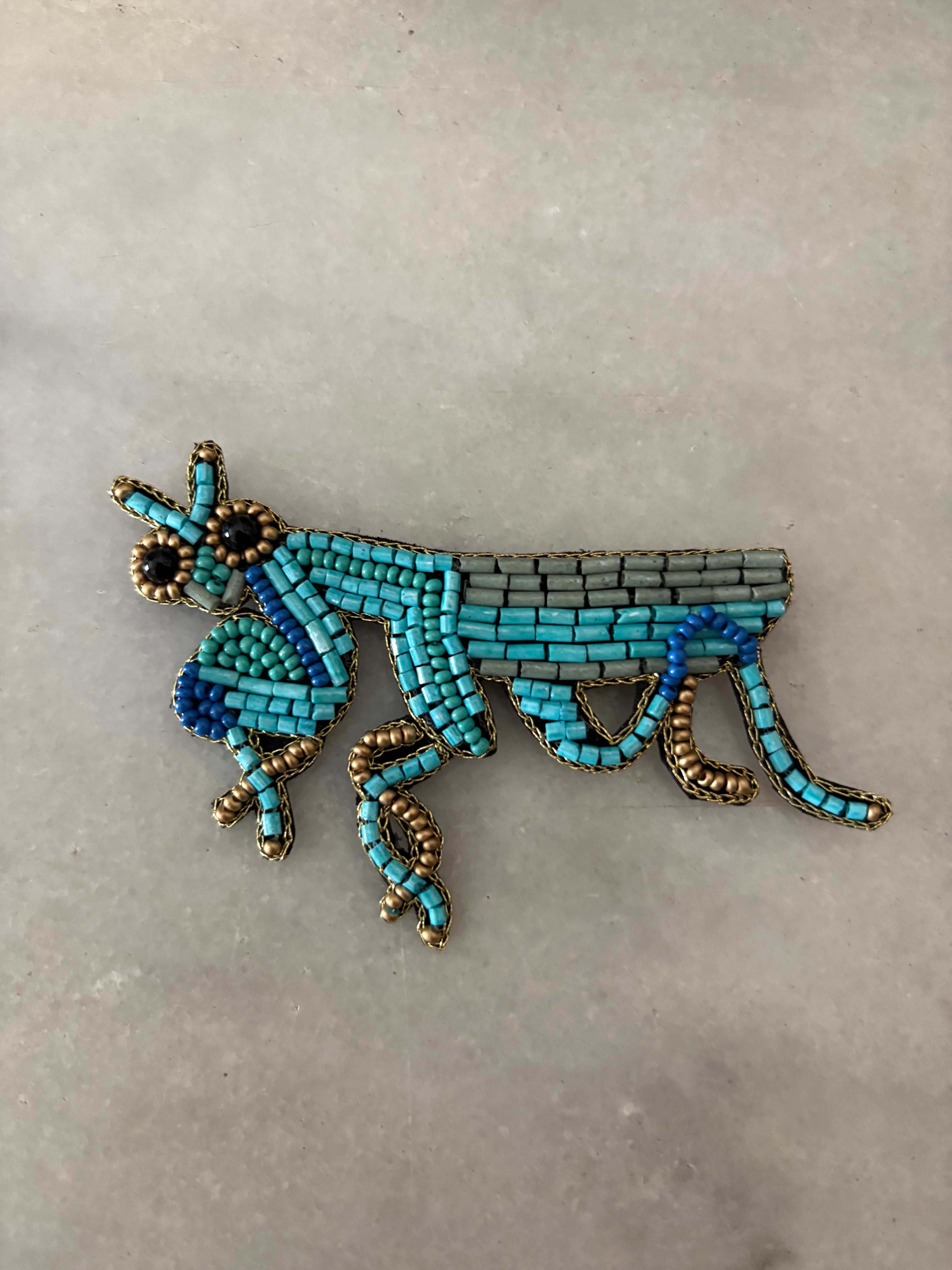 BROCHE MANTIS TURQUESA