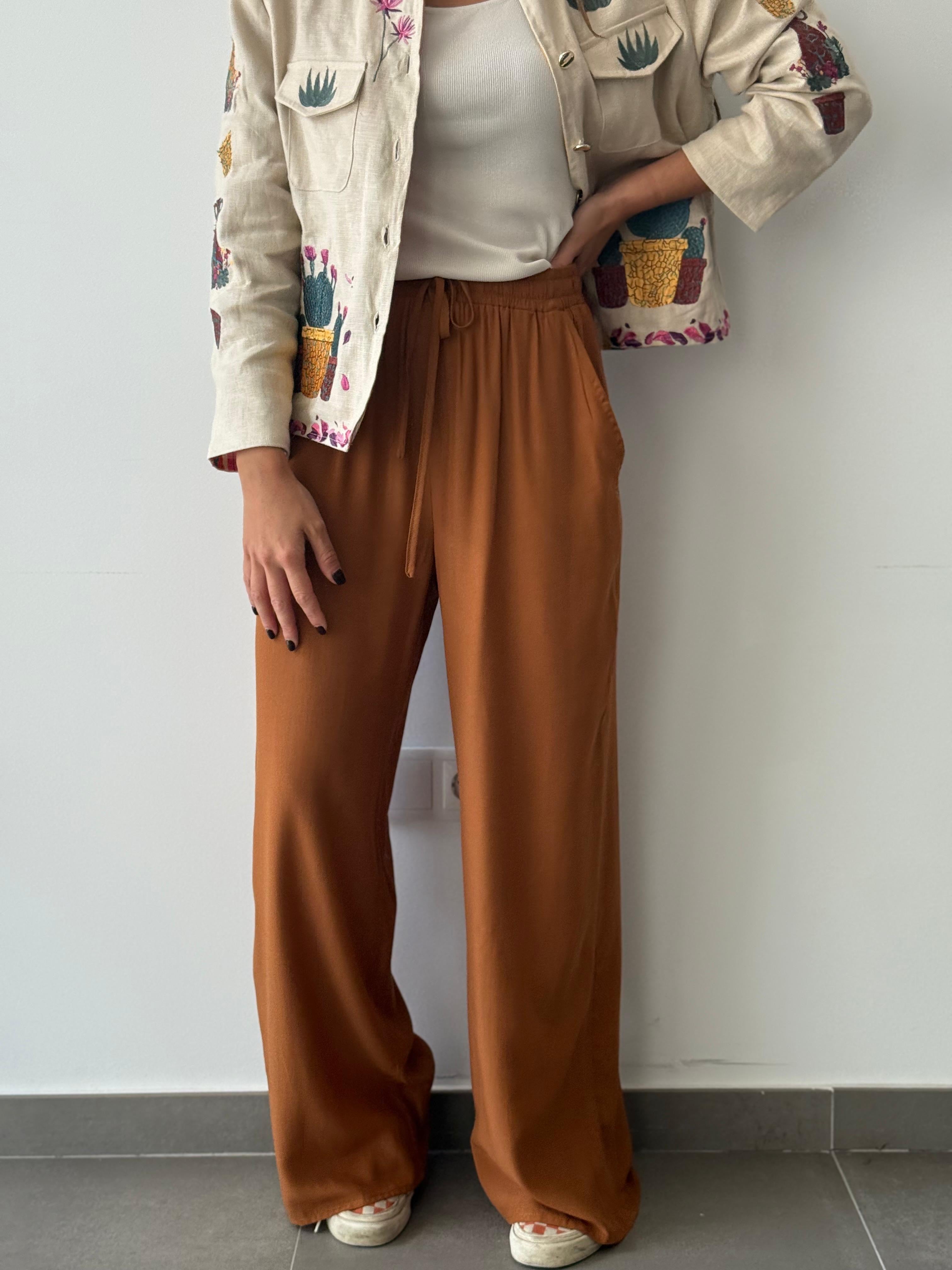 PANTALON LOLA OCRE