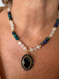 COLLAR -GARGANTILLA  GRANATE
