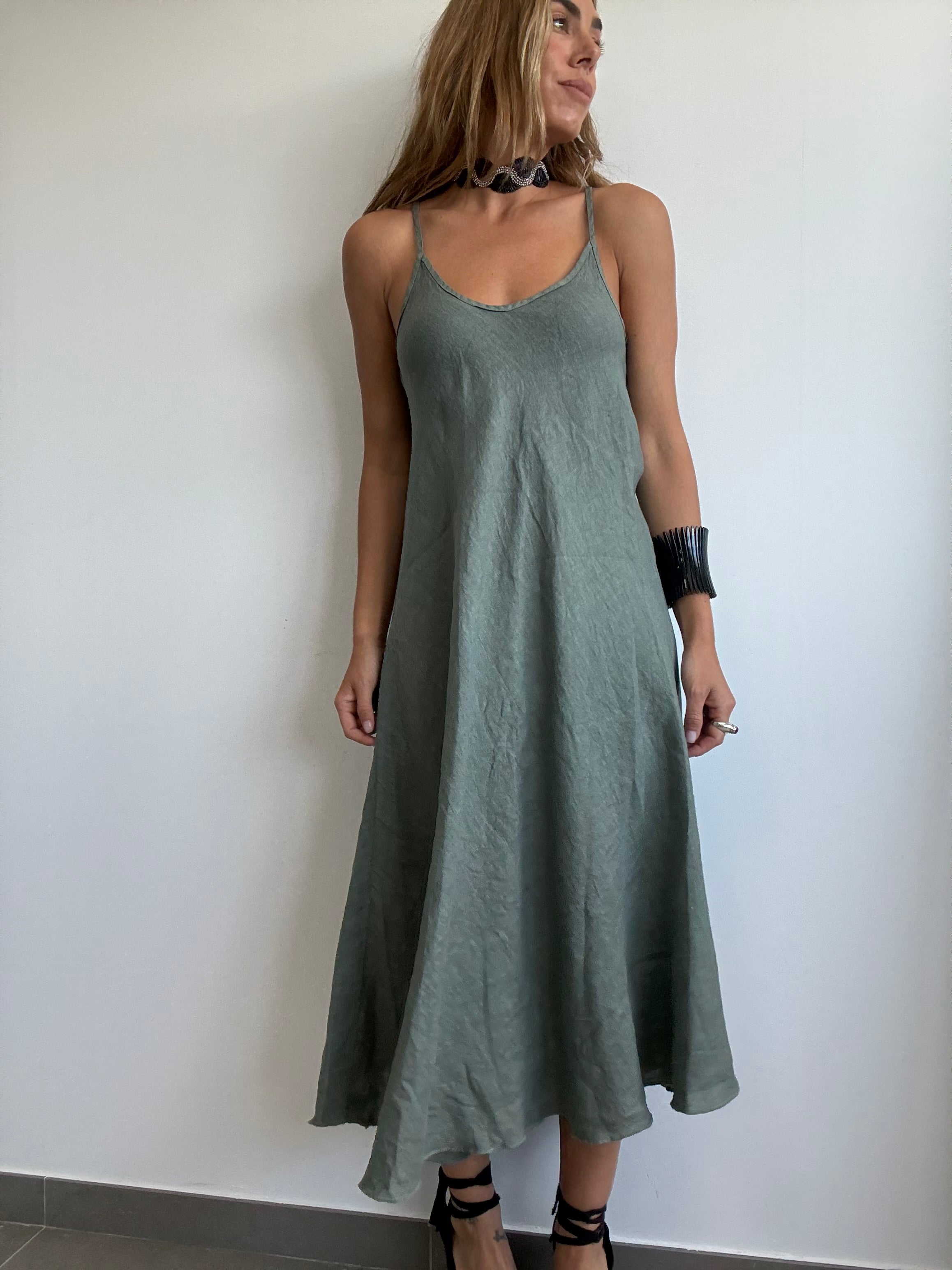 VESTIDO DAILA KAKI
