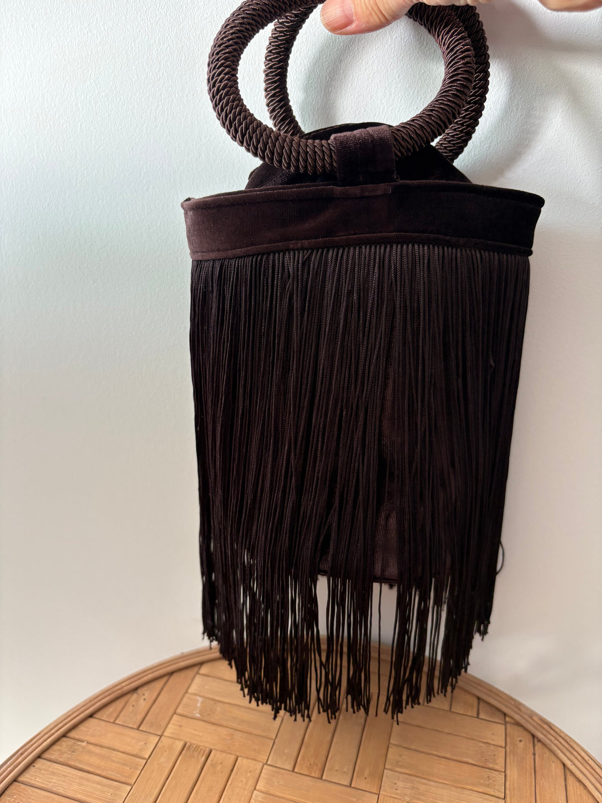 BOLSO CHARLESTÓN MARRON