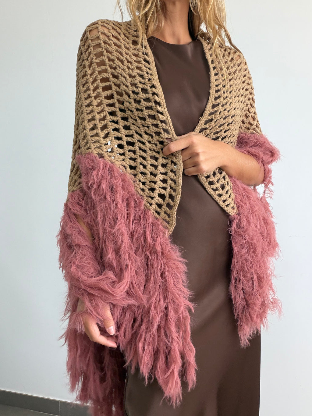 TOCA PLUMAS  CAMEL-ROSA