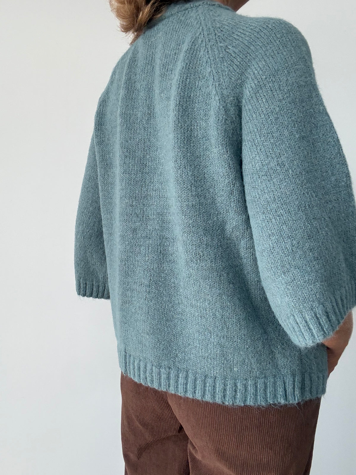 CARDIGAN GOYA CELESTE
