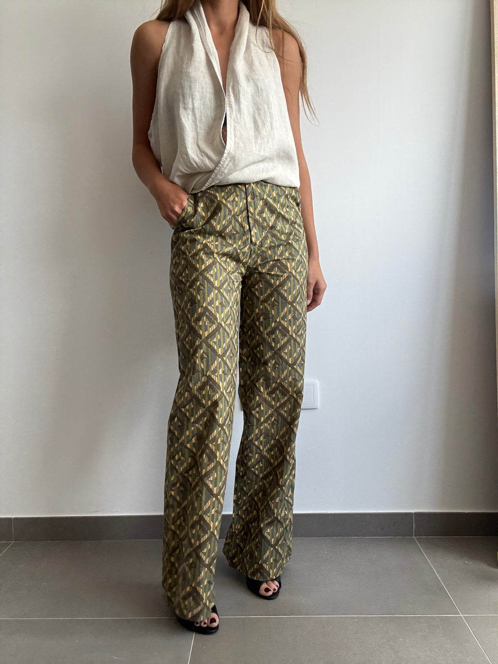 PANTALÓN AZTECA VERDE