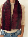 CUELLO JASPEADO BURDEOS