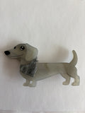 BROCHE SALCHICHA  GRIS