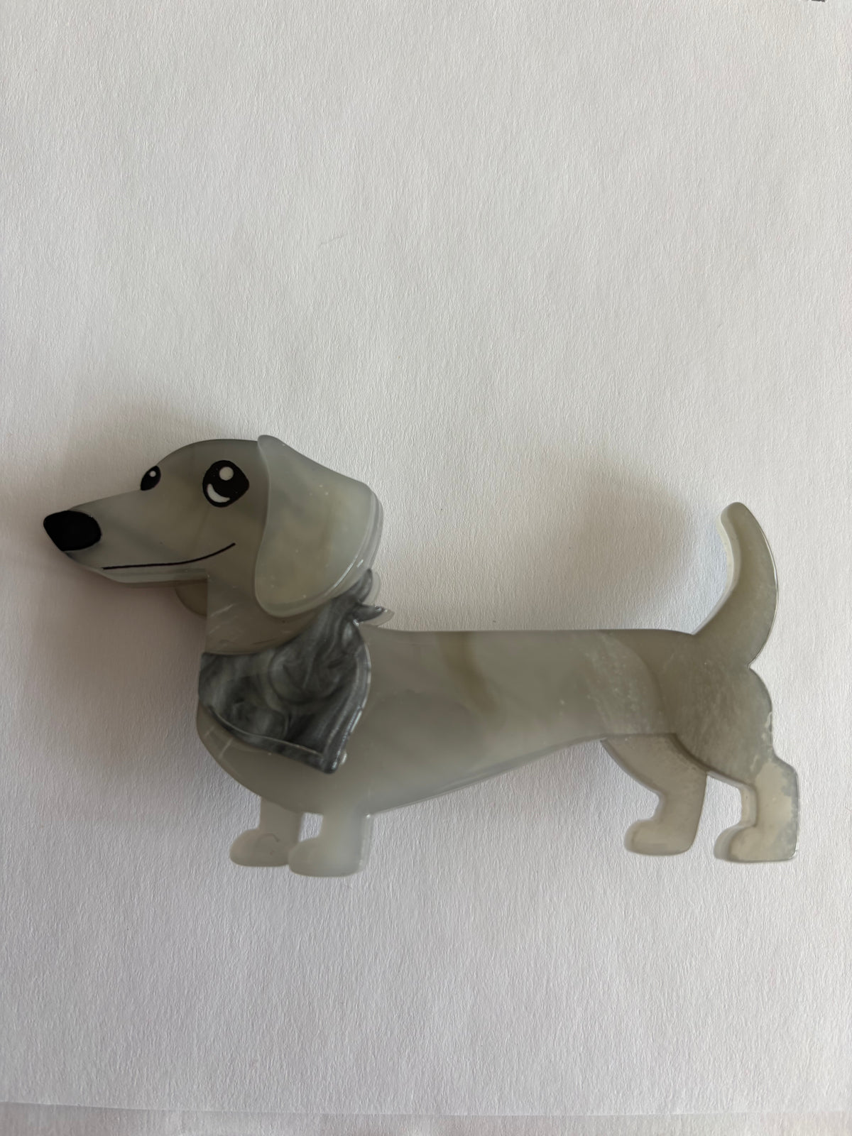 BROCHE SALCHICHA  GRIS