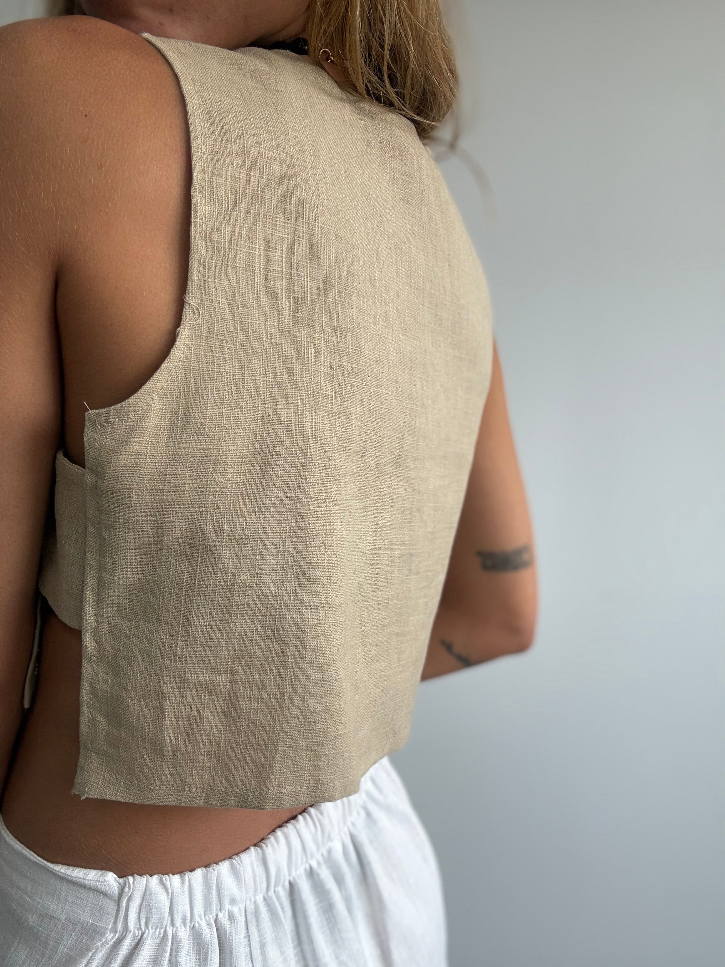 TOP SOLEDAD BEIGE