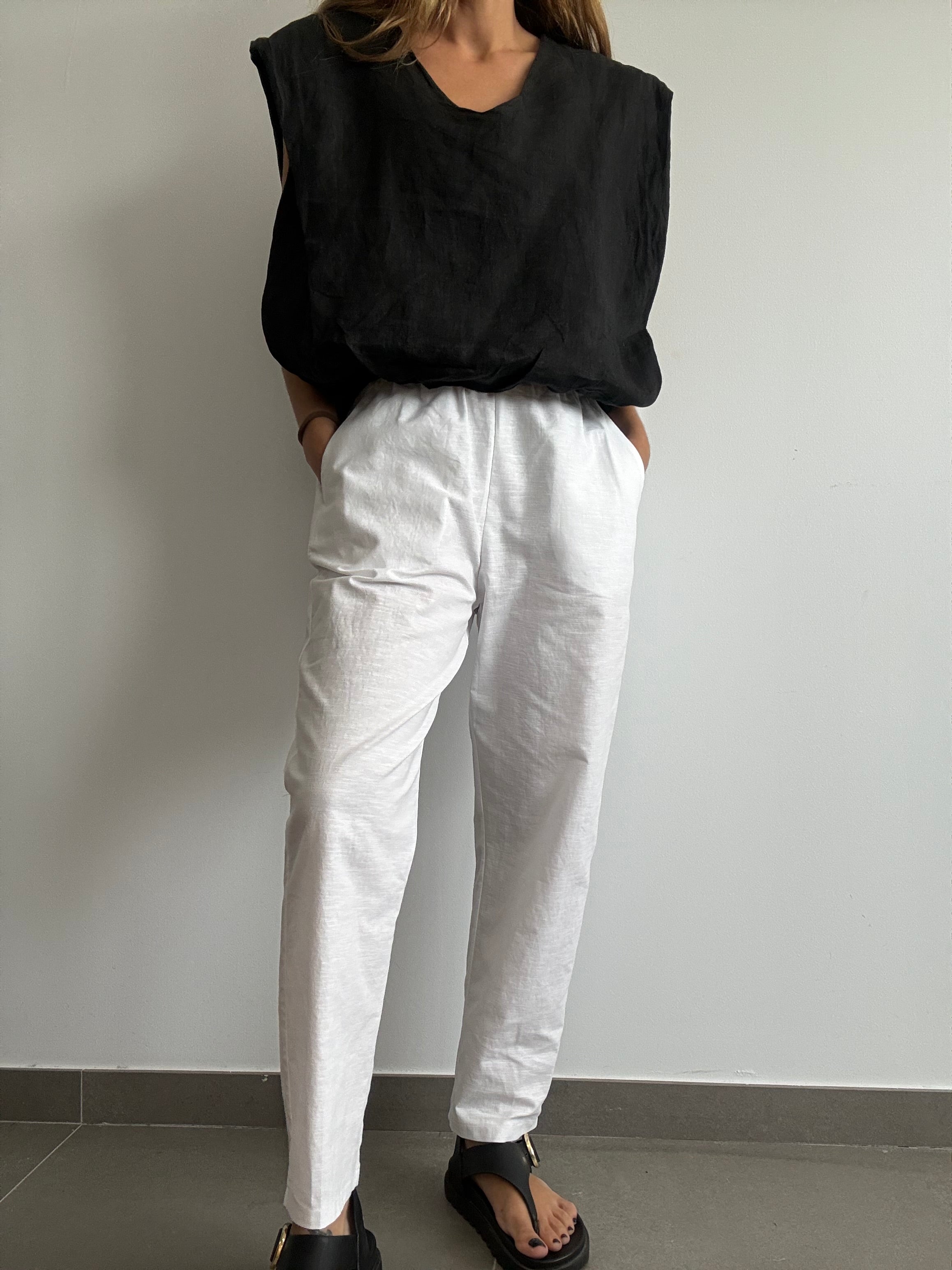 PANTALON RAQUEL BLANCO