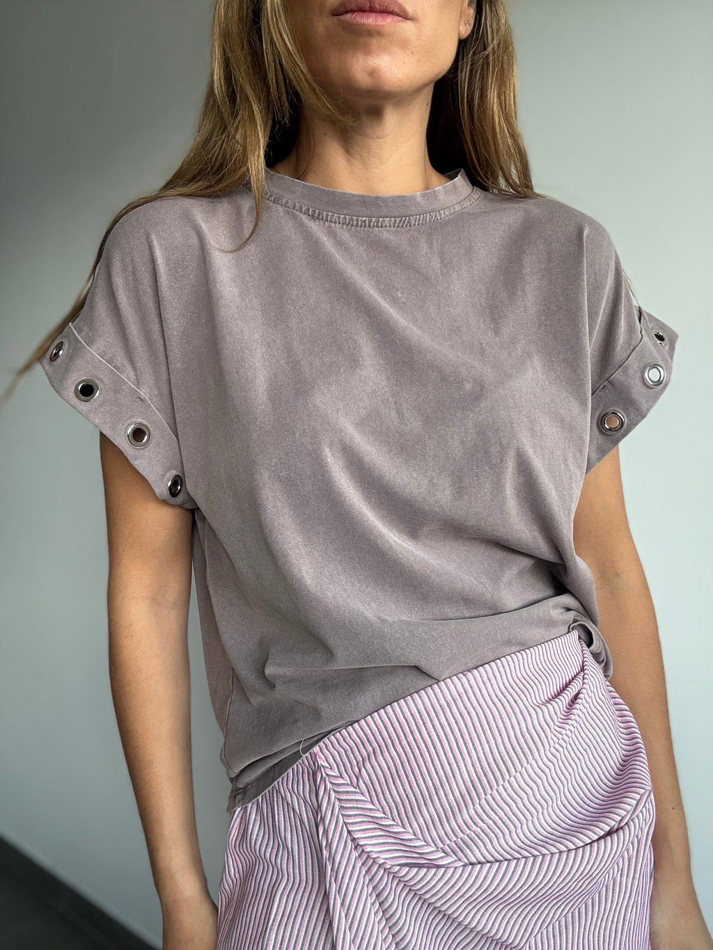 CAMISETA IRENE BERENJENA