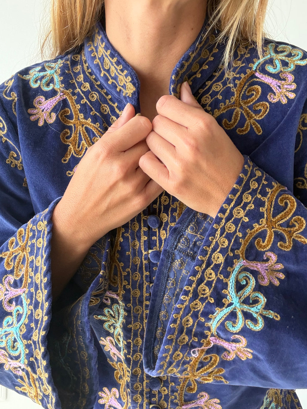 CHAQUETA ABEDE AZUL