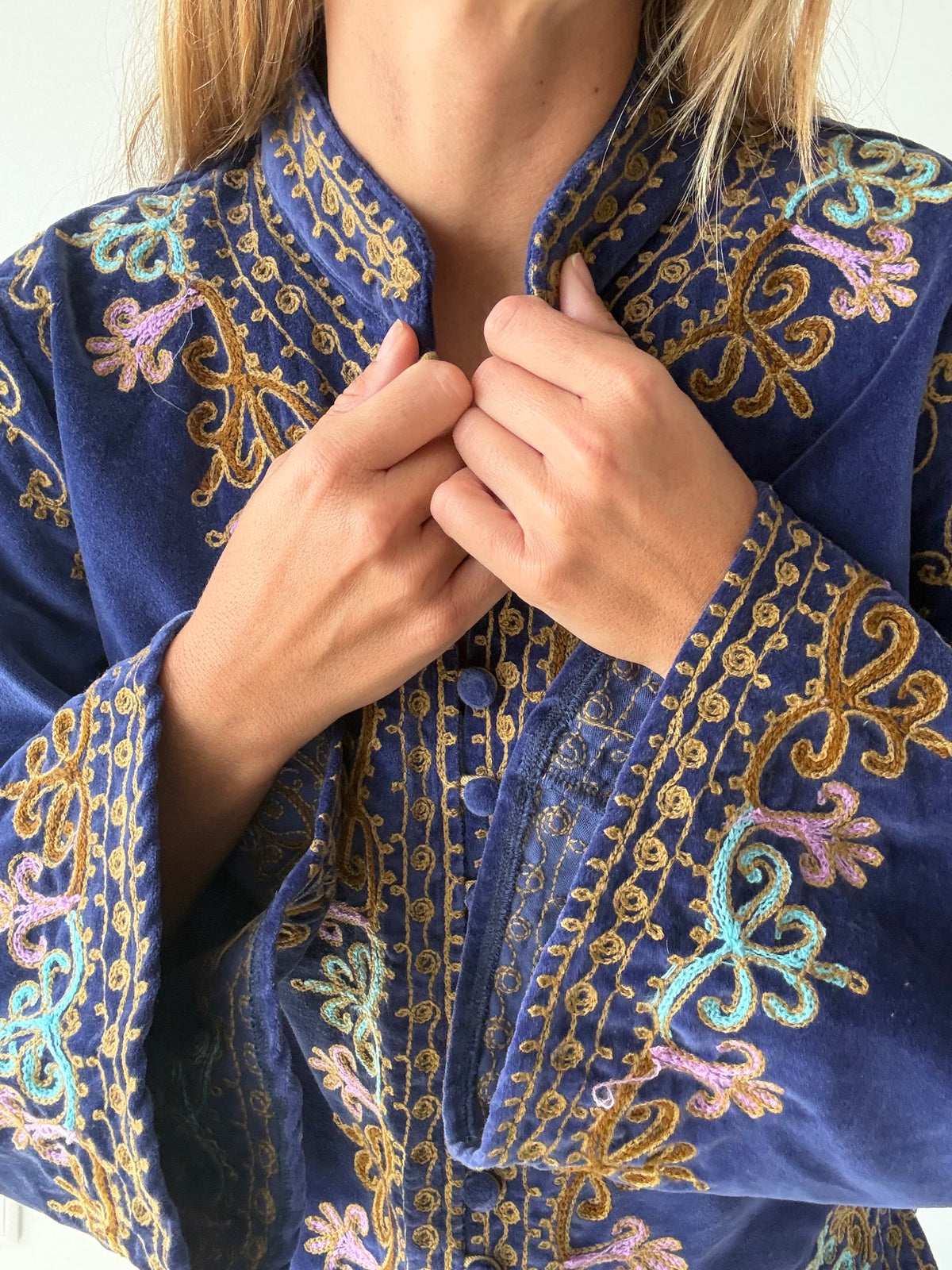 CHAQUETA ABEDE AZUL