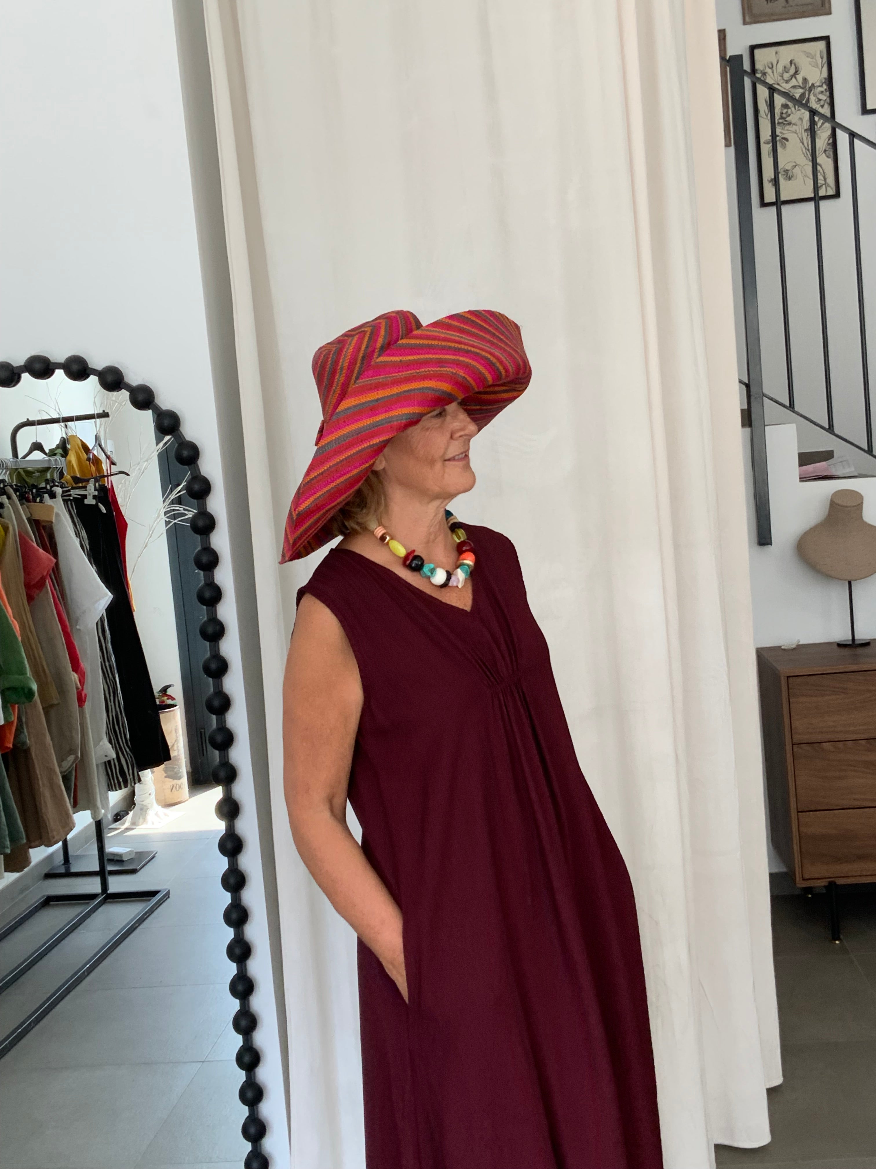 SOMBRERO RAFIA COLORES 10