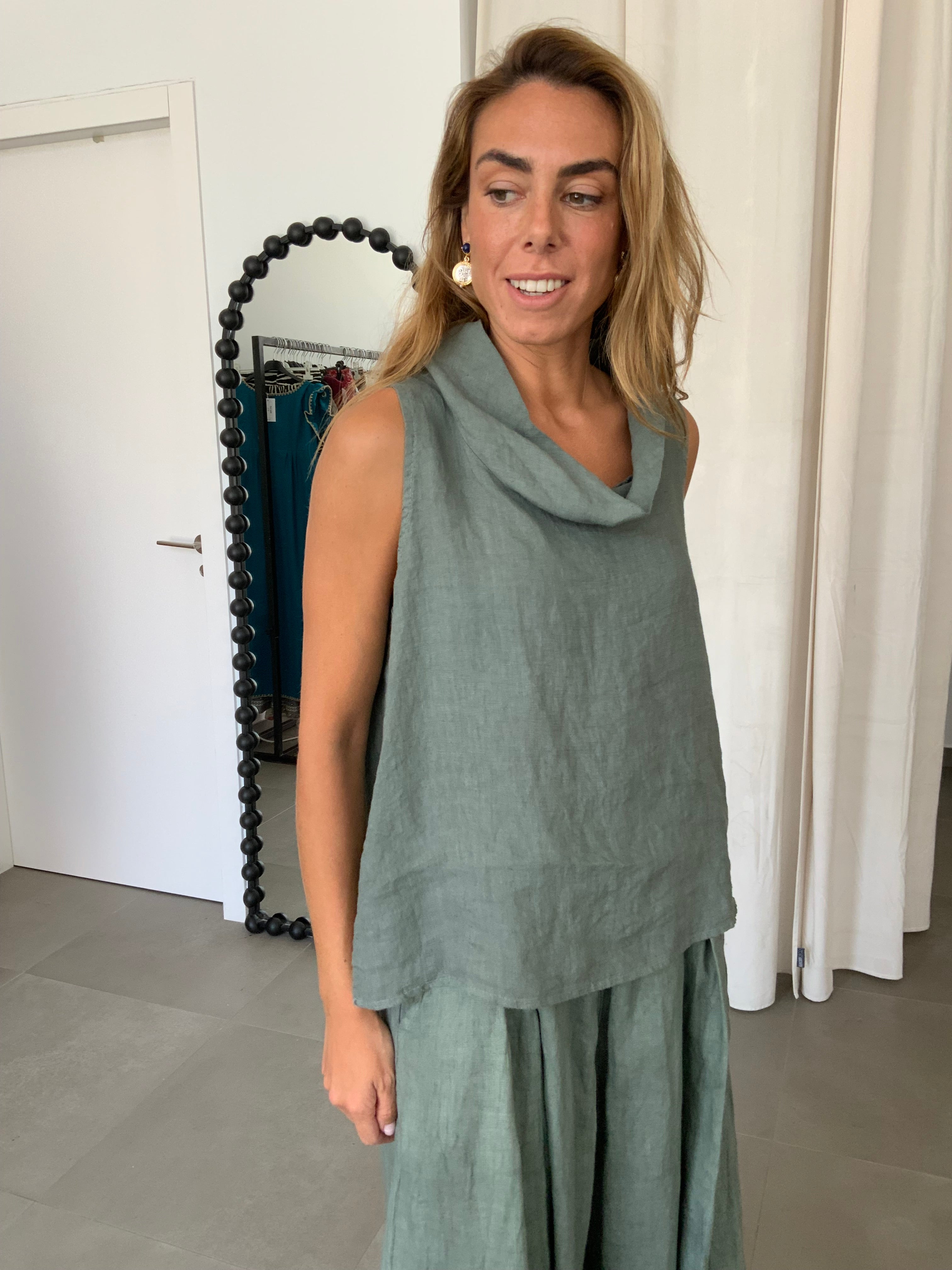 BLUSA ROXANA KAKI
