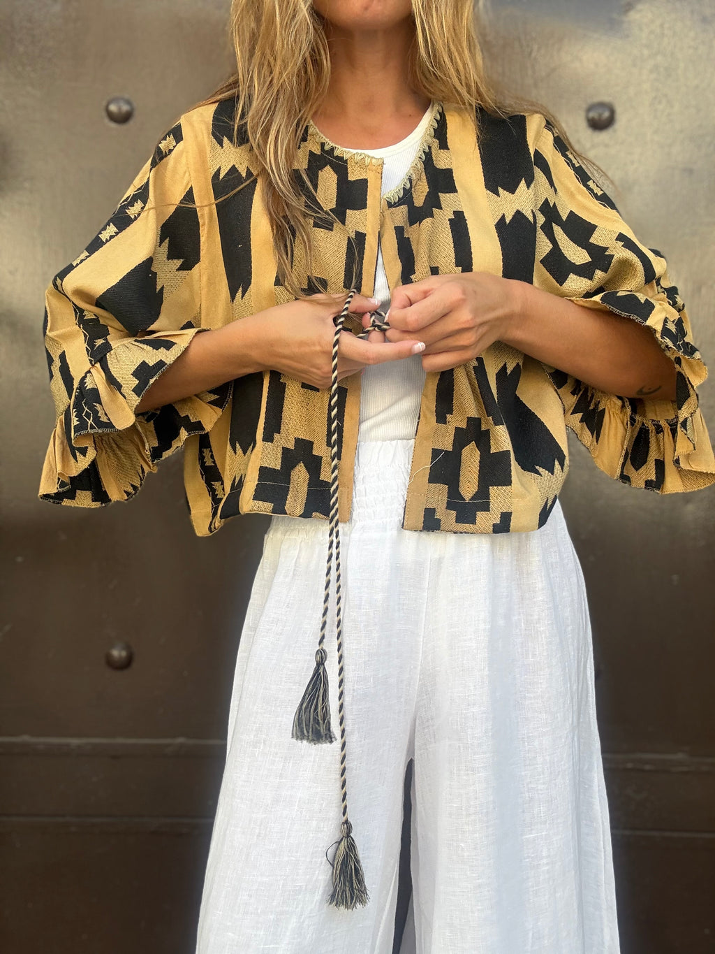 CHAQUETA BOLERO VOLANTE 2
