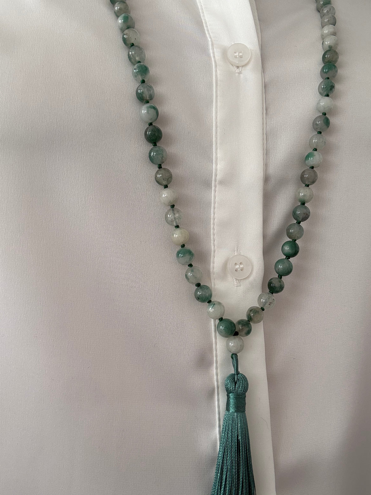 COLLAR TOSARIO VERDE JADE