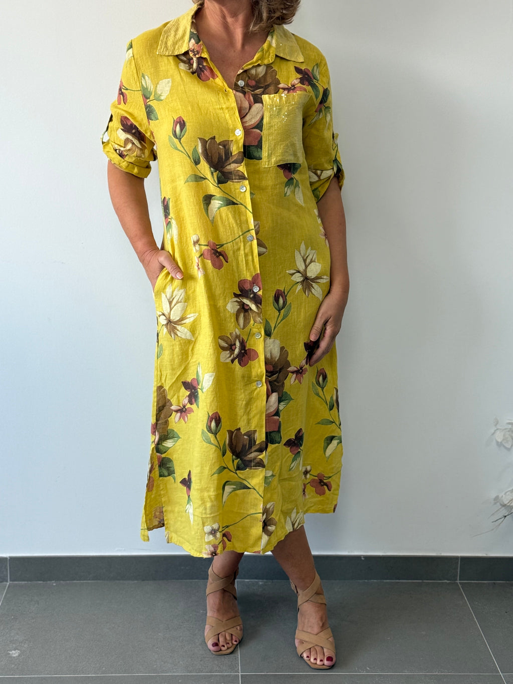 VESTIDO AIKO AMARILLO