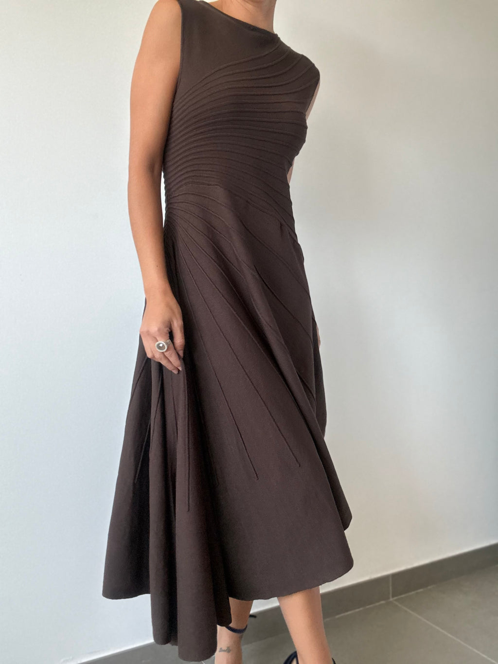 VESTIDO ALENA CHOCOLATE