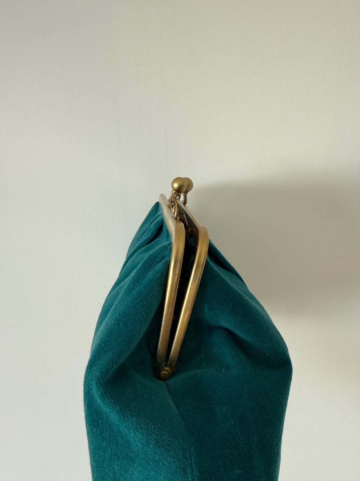 BOLSO VELUTO VERDE AGUA