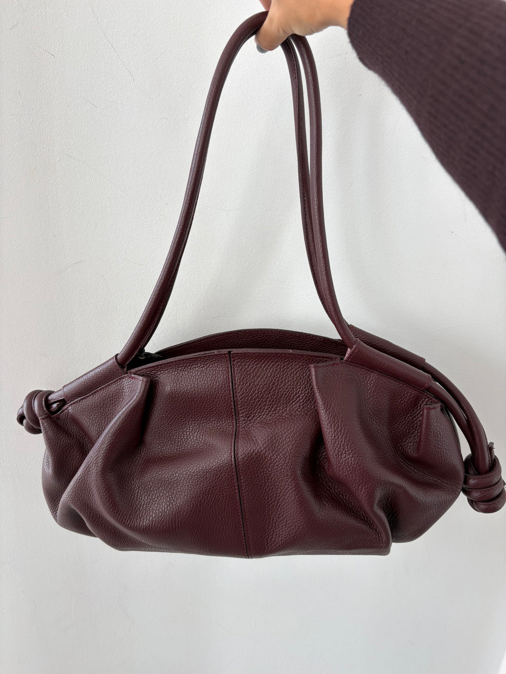 BOLSO OLIVA VINO