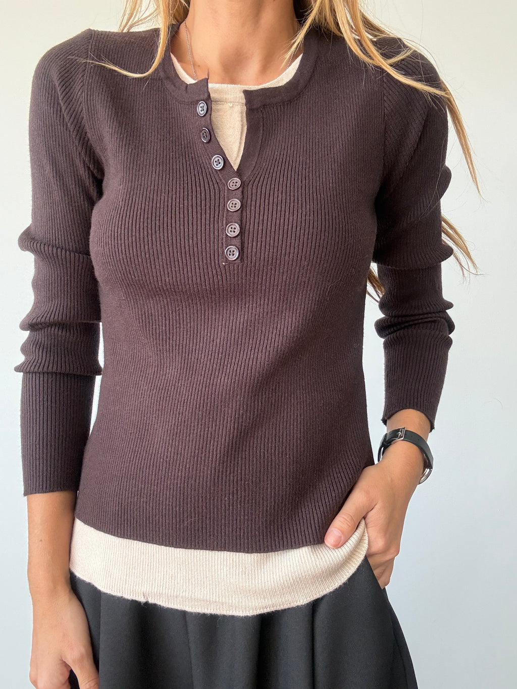 JERSEY ELENA CHOCOLATE